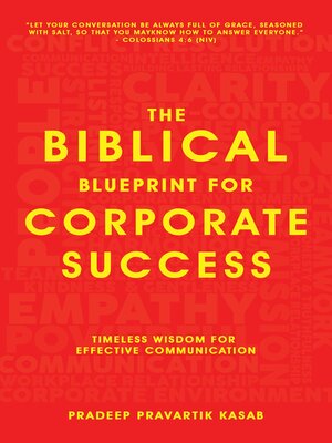 cover image of The Biblical Blueprint for Corporate Success--Timeless Wisdom for Effective Communication